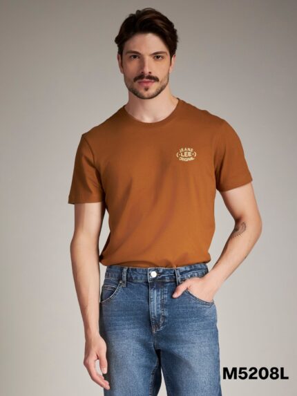 T-SHIRT MMALHA PENT. LEE BALL MARROM