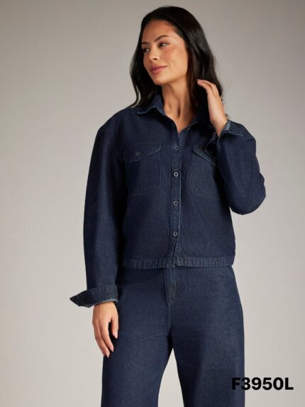 CAMISA RELAXED UTILITY FEM. CEDRO WORK B