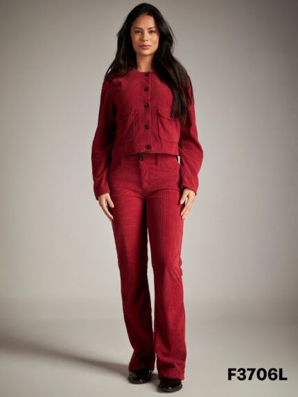 JAQUETA FEM. COTELÊ VELVET ROCHAS ALLEGR