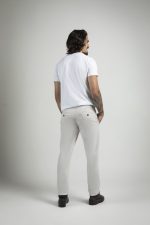SLIM CHINO MASC. STRECH SARJ AREIA  SOFT - Imagem 3