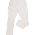 SLIM CHINO MASC. STRECH SARJ AREIA  SOFT