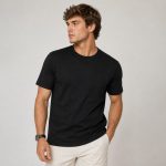 Camiseta Básica Pima Preta - Imagem 2