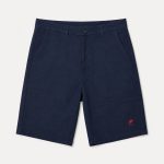 Bermuda de Linho Riviera Navy