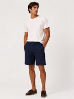Bermuda de Linho Riviera Navy - Imagem 3