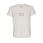 Camiseta Baby Look Lee Candy Off White Feminina